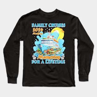 Family Cruise 2024 Making Memories For A Lifetime Beach Long Sleeve T-Shirt